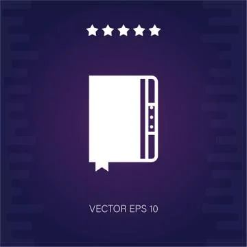 Notebook vector icon Stock Illustration