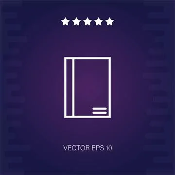 Notebook vector icon Illustrazione stock
