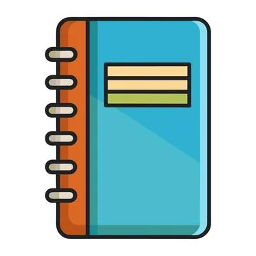 Notebook Vector Illustration Simple Flat Design vector illustration design 60 Stock Illustration