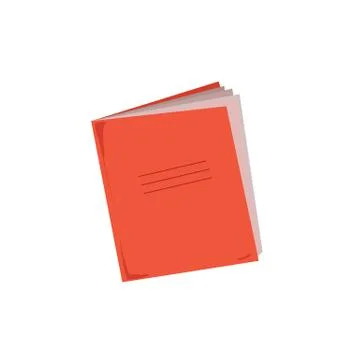 Notebook vector isolated Stock Illustration