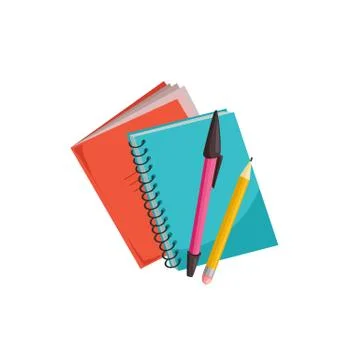 Notebook vector isolated Stock Illustration