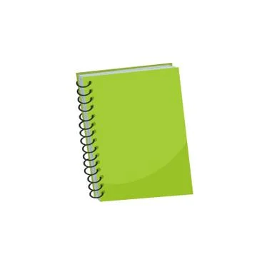 Notebook vector isolated Stock Illustration