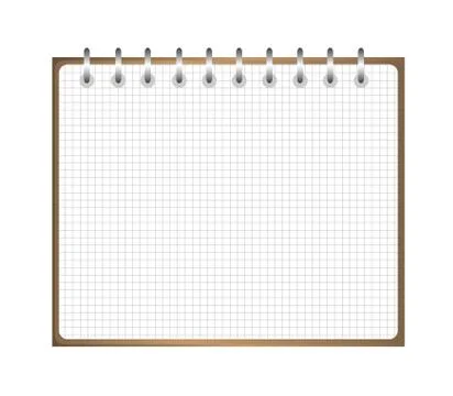 Notebook weekly, background for a design Stock Illustration