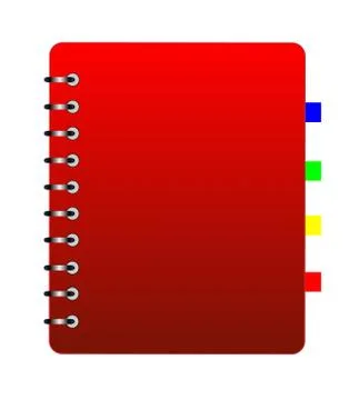 Notebook weekly, background for a design Stock Illustration