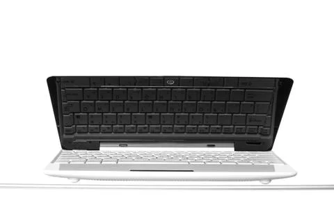 Notebook on white background Stock Photos