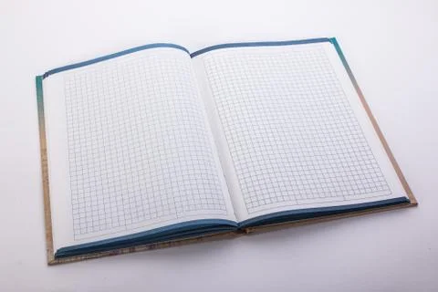 Notebook on a white background Stock Photos
