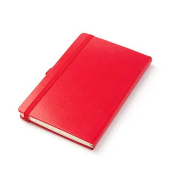 Notebook at white background Stock Photos