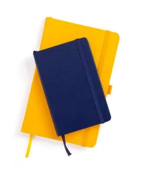 Notebook at white background Stock Photos