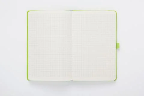 Notebook at white background Stock Photos
