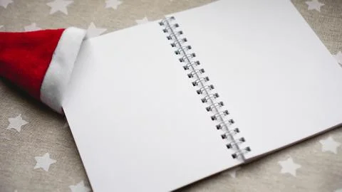 Notebook to write goals of new year Stock Photos