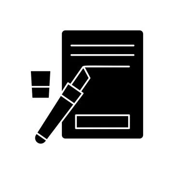 Notebook, Writing icon. Simple education icons for ui and ux, website or mobile Stock Illustration