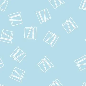 Notebook for writing tasks line seamless pattern Stock Illustration