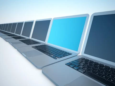 Notebooks copyspace series Stock Illustration