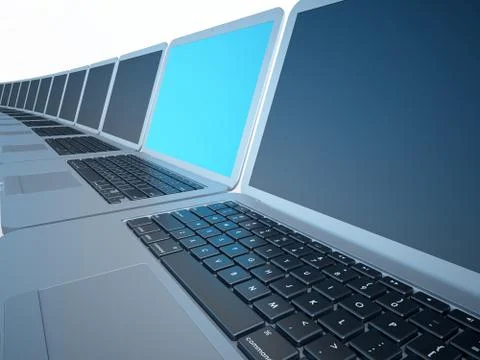 Notebooks copyspace series Stock Illustration