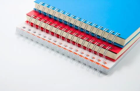 Notebooks cover binder Stock Photos