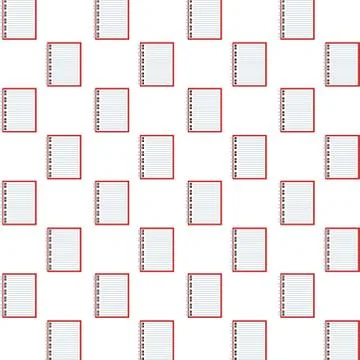 Notebooks school supplies pattern background Stock Illustration