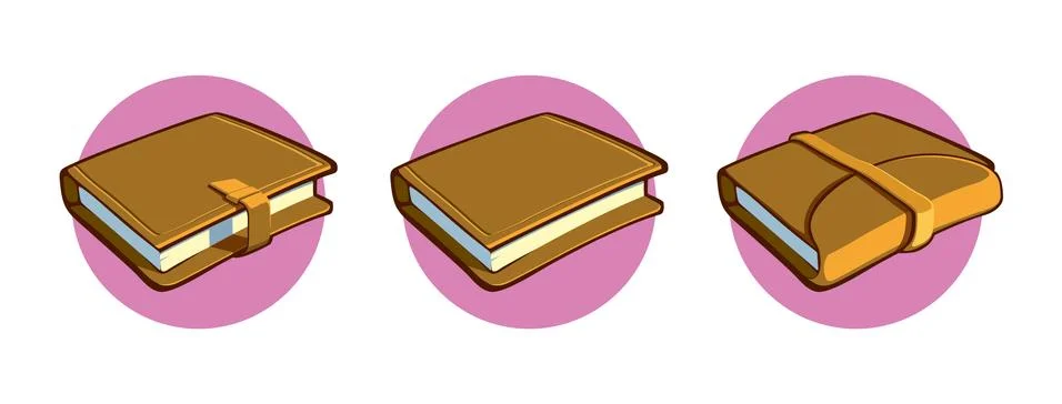Notebooks of various kinds Stock Illustration