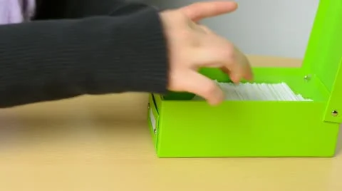 Notecard Stock Footage 10897295