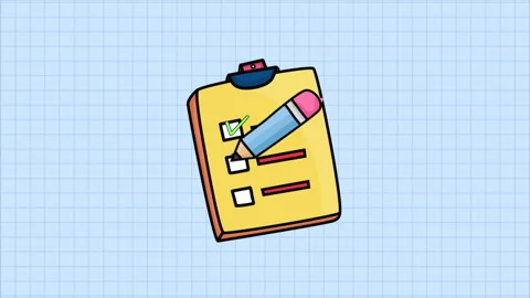 Noted Check List Stock Footage 290286540