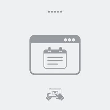 Notepad application flat icon Stockillustratie