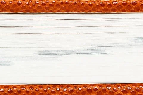 Notepad of artificial red snakeskin Stock Photos