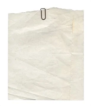 Notepad Blank paper page of a note pad - isolated over white background Co... Stock Photos