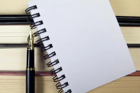 Notepad close up Stock Photos