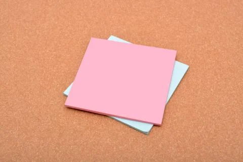 Notepad with copy space on paper texture Stock Photos