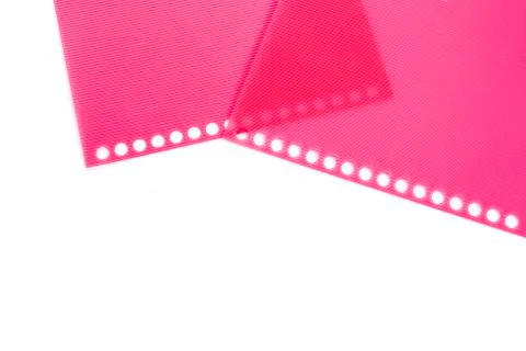 Notepad cover perforation background texture. top view Stock Photos