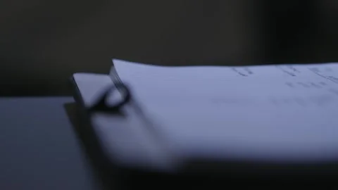 Notepad. Stock Footage 336601453