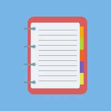 Notepad icon Stock Illustration