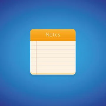 Notepad icon Stock Illustration