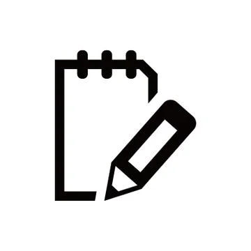 Notepad icon stock vector illustration flat design イラスト素材