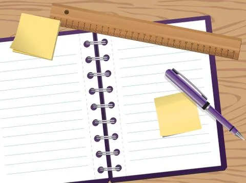 Notepad Stock Illustration
