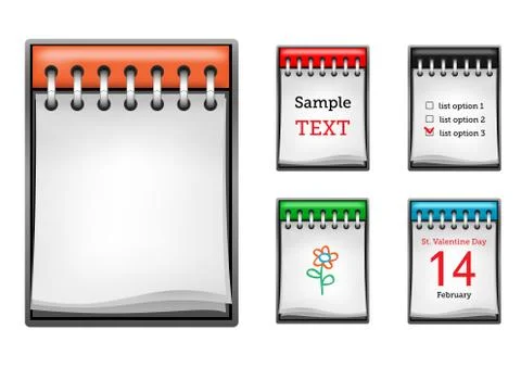 Notepad Stock Illustration