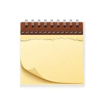 Notepad Stock Illustration