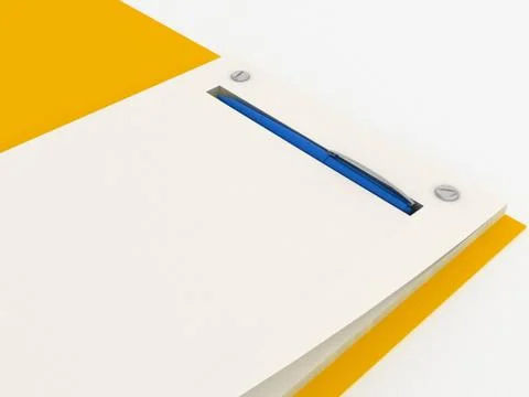 Notepad Ilustração Stock