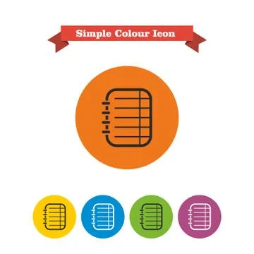 Notepad Stock-Illustration