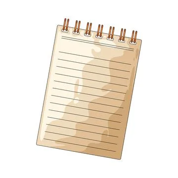 Notepad illustration イラスト素材