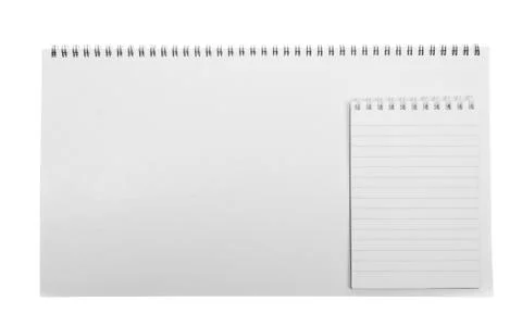 Notepad isolated Stock Photos