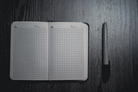 Notepad with a list of cases Stock Photos