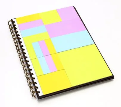 Notepad in note book Stock Photos