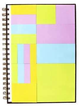 Notepad in note book Stock Photos