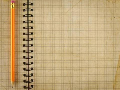 Notepad notebook with pencil Stock Photos