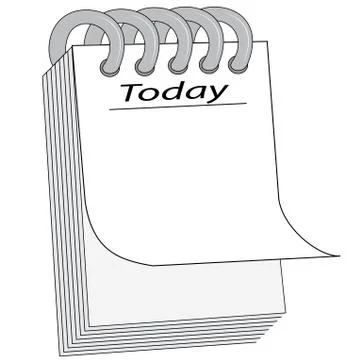 Notepad for notes 스톡 일러스트