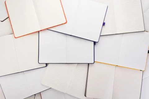 Notepad or notebook paper as background Foto stock