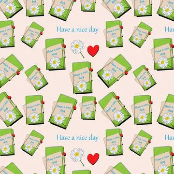 Notepad pattern Stock Illustration