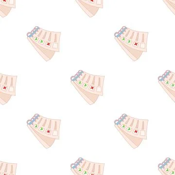 Notepad pattern seamless vector Illustrazione stock