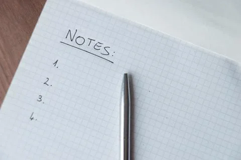 Notepad Stock Photos