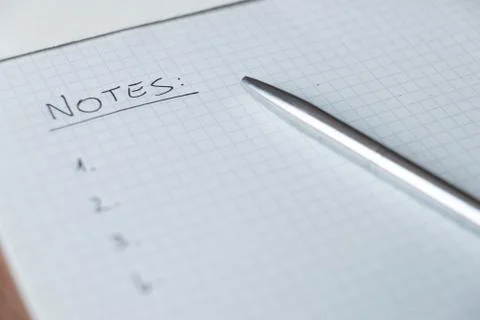 Notepad Foto stock